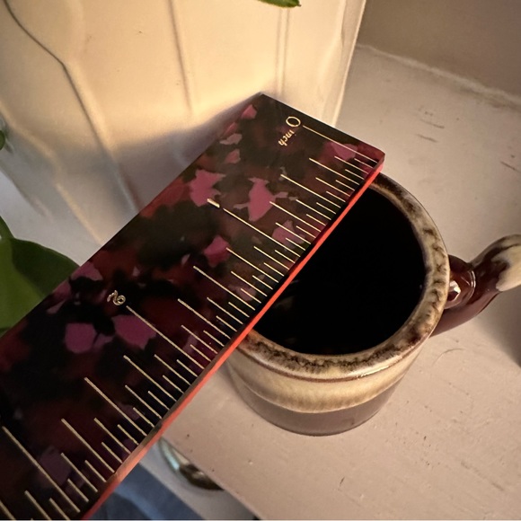 Vintage 1970s Espresso Cup - Cream Drip Glaze Over Brown Red Clay Pottery - Picture 8 of 8